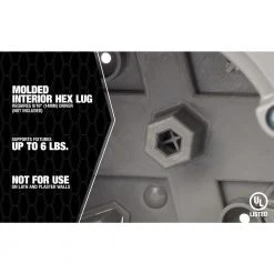 Shark Tooth Smart Box with Hole Saw by Southwire -Electro Gear Shop southwire boxes brackets msbst250 1d 1000