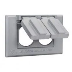 Weatherproof Single Gang Horizontal Duplex Cover (50-Pack) by Southwire