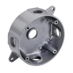 3/4 in. Weatherproof 4 in. Round Box (25-Pack) by Southwire