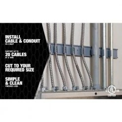 Clip-It 20 in. Channel Strip (10-Pack) by Southwire -Electro Gear Shop southwire cable organizers mrn236 40 1000