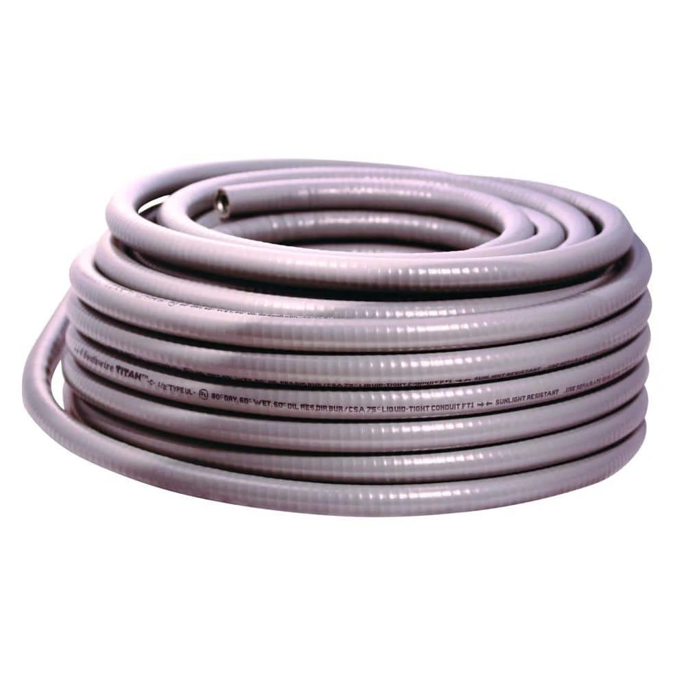 1/2 in. x 100 ft. Liquidtight Flexible Metallic Titan Steel Conduit by Southwire 1 1/2 in. x 100 ft. Liquidtight Flexible Metallic Titan Steel Conduit by Southwire