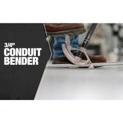 3/4 in. EMT Aluminum Head Conduit Bender by Southwire -Electro Gear Shop southwire conduit benders 58281240 4f 1000