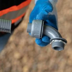 1 in. Liquidtight NM 90-Degree PVC Conduit Fitting Connector by Southwire -Electro Gear Shop southwire conduit fittings 58308202 1d 1000