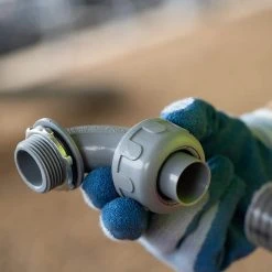 1 in. Liquidtight NM 90-Degree PVC Conduit Fitting Connector by Southwire -Electro Gear Shop southwire conduit fittings 58308202 44 1000