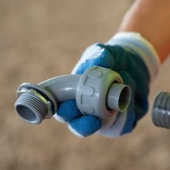1 in. Liquidtight NM 90-Degree PVC Conduit Fitting Connector by Southwire -Electro Gear Shop southwire conduit fittings 58308202 c3 1000