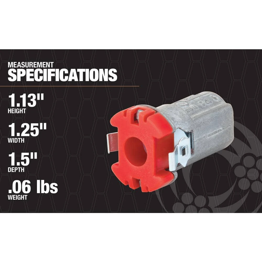 3/8 in. Cut-In Snap Lock MC/AC Box Connector (25-Pack) by Southwire 6 3/8 in. Cut-In Snap Lock MC/AC Box Connector (25-Pack) by Southwire - Image 6