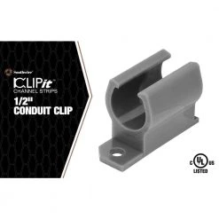 Clip-It 1/2 in. Conduit Clip for EMT, Rigid and PVC (100-Pack) by Southwire -Electro Gear Shop southwire conduit fittings mkm28 40 1000