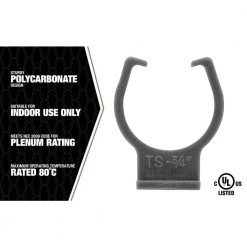 Clip-It 3/4 in. Conduit Clip for EMT PVC (100-Pack) by Southwire 11 Clip-It 3/4 in. Conduit Clip for EMT PVC (100-Pack) by Southwire -Electro Gear Shop southwire conduit fittings mkm30 44 1000