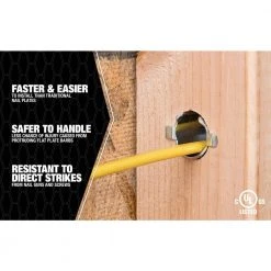 Smart Shield 1 in. Nail Guard (100-Pack) by Southwire -Electro Gear Shop southwire conduit fittings mng100 1f 1000