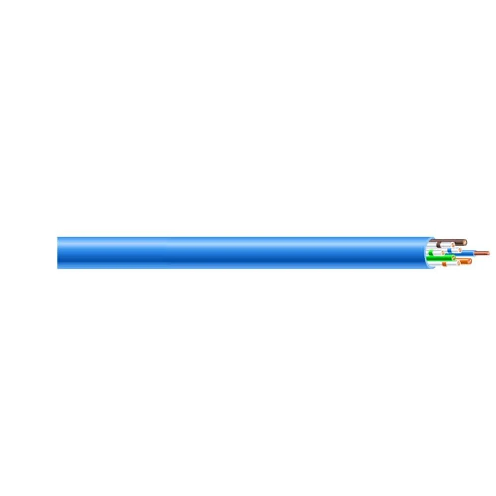 250 ft. Blue 24/4 Solid CU CAT5e CMP (Plenum) Data Cable by Southwire 1 250 ft. Blue 24/4 Solid CU CAT5e CMP (Plenum) Data Cable by Southwire
