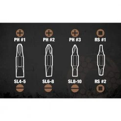 12-In-1 Multi-Bit Screwdriver with Comfort Grip Handle by Southwire -Electro Gear Shop southwire electrical screwdrivers nut drivers 59723940 44 1000