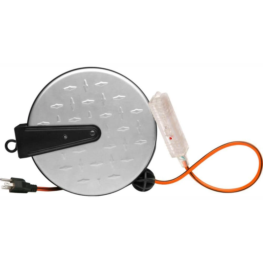 30 ft. 16/3 Metal Retractable Extension Cord Reel by Southwire 1 30 ft. 16/3 Metal Retractable Extension Cord Reel by Southwire