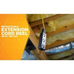 20 ft. Retractable Cord Reel by Southwire -Electro Gear Shop southwire extension cord reels e315 40 1000