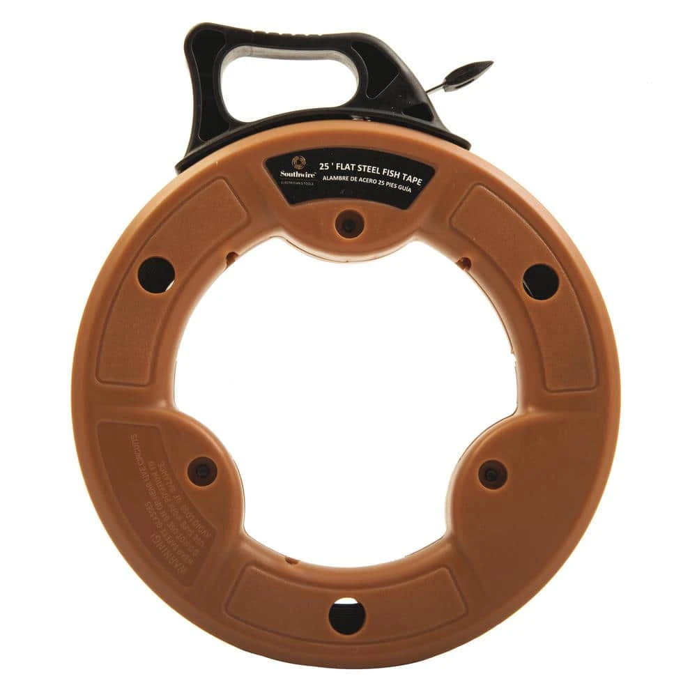 1/8 in. x 25 ft. Flat Steel Fish Tape by Southwire 1 1/8 in. x 25 ft. Flat Steel Fish Tape by Southwire