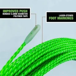 Simpull 240 ft. 4.5 m Tube Fish Tape with both Fml and Nct Tips by Southwire -Electro Gear Shop southwire fish tape poles 63164740 4f 1000