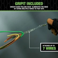 SIMpull 125 ft. 5.5 mm Flexible Metal Leader Fish Tape by Southwire -Electro Gear Shop southwire fish tape poles 67015240 fa 1000