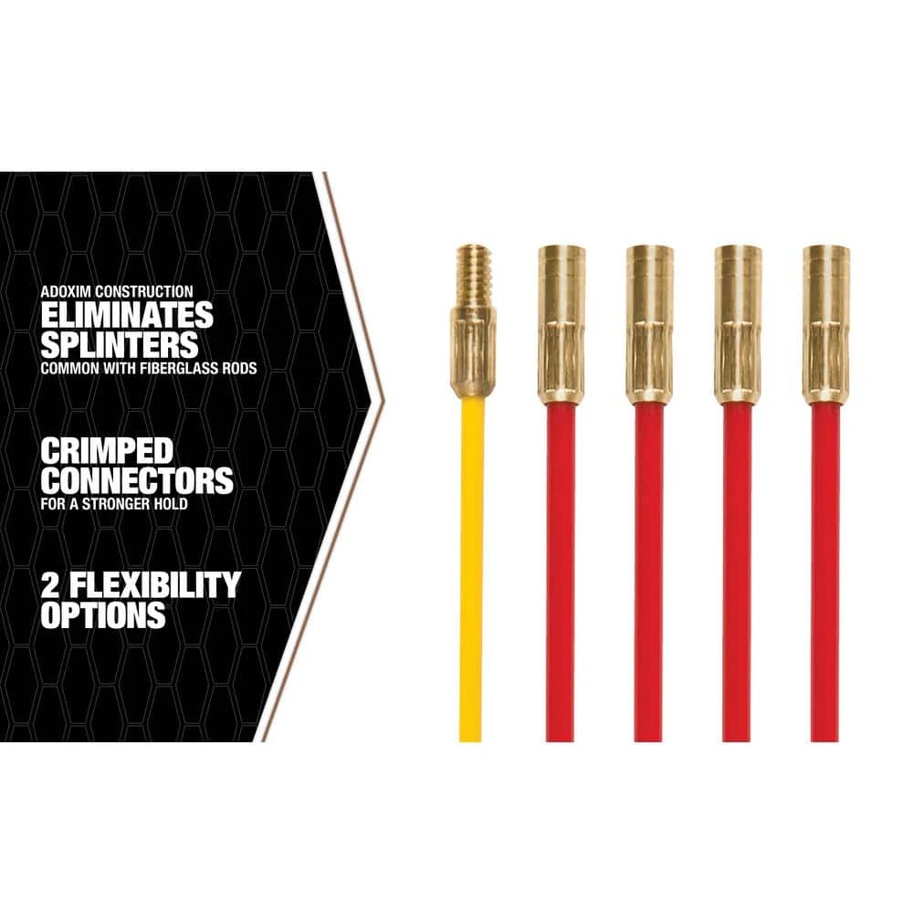 Super Rod Cable Rod Standard Plus Set Cable Routing Tools by Southwire 4 Super Rod Cable Rod Standard Plus Set Cable Routing Tools by Southwire - Image 4