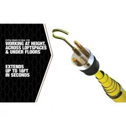 Super Rod Telescopic Pole Cable Routing Tool by Southwire -Electro Gear Shop southwire fish tape poles msrtp 4f 1000