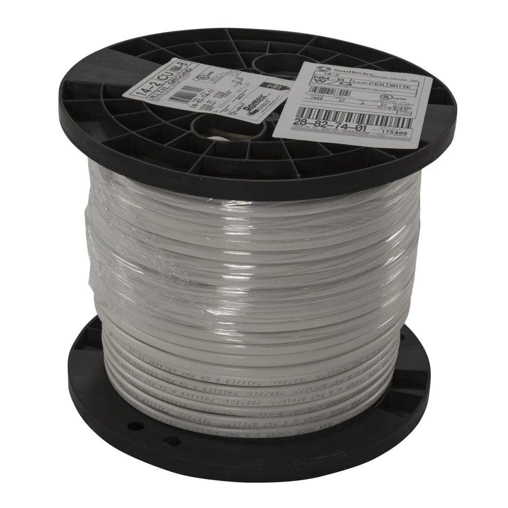 1,000 ft. 14/2 Solid Romex SIMpull CU NM-B W/G Wire by Southwire 1 1,000 ft. 14/2 Solid Romex SIMpull CU NM-B W/G Wire by Southwire