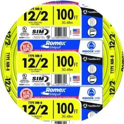 100 ft. 12/2 Solid Romex SIMpull CU NM-B W/G Wire by Southwire