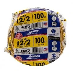 100 ft. 12/2 Solid Romex SIMpull CU NM-B W/G Wire by Southwire -Electro Gear Shop southwire nm wires 28828228 77 1000