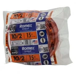 15 ft. 10/2 Solid Romex SIMpull CU NM-B W/G Wire by Southwire -Electro Gear Shop southwire nm wires 28829026 1d 1000