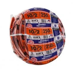 250 ft. 10/2 Solid Romex SIMpull CU NM-B W/G Wire by Southwire -Electro Gear Shop southwire nm wires 28829055 1d 1000