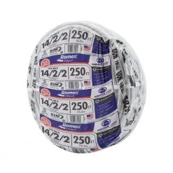 250 ft. 14/2/2 Solid Romex SIMpull CU NM-B W/G Wire by Southwire -Electro Gear Shop southwire nm wires 55048255 a0 1000