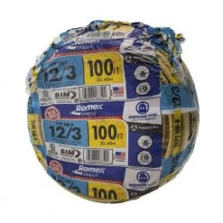 100 ft. 12/3 Solid Romex SIMpull CU NM-B W/G Wire by Southwire -Electro Gear Shop southwire nm wires 63947628 77 1000