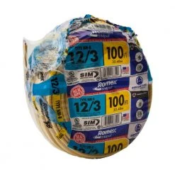 100 ft. 12/3 Solid Romex SIMpull CU NM-B W/G Wire by Southwire -Electro Gear Shop southwire nm wires 63947628 c3 1000