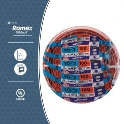 100 ft. 10/3 Solid Romex SIMpull CU NM-B W/G Wire by Southwire -Electro Gear Shop southwire nm wires 63948426 a0 1000