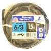 15 ft. 6/3 Black Stranded Romex SIMpull CU NM-B W/G Wire by Southwire