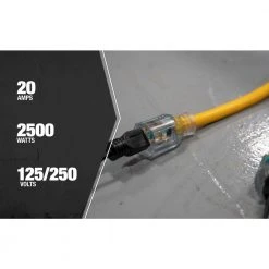 3 ft. 12/4 STOW 20-Amp to 20-Amp Multi-Outlet (2) Major Appliance Y-Adapter Power Cord by Southwire 11 3 ft. 12/4 STOW 20-Amp to 20-Amp Multi-Outlet (2) Major Appliance Y-Adapter Power Cord by Southwire -Electro Gear Shop southwire outlet adapters converters 19248802 fa 1000