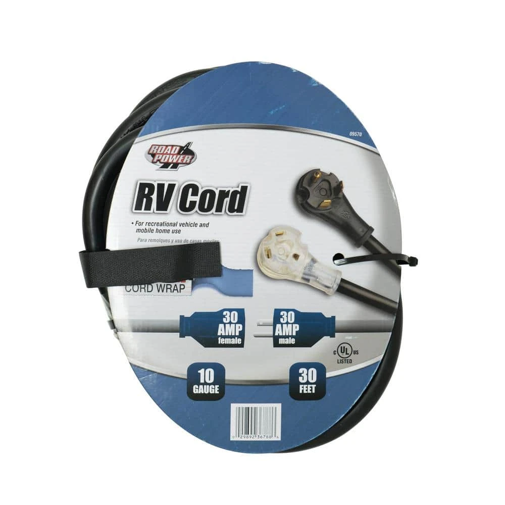 30 ft. 10/3 STW 30-Amp RV Power Extension Cord with Power Light Lighted Plug by Southwire 1 30 ft. 10/3 STW 30-Amp RV Power Extension Cord with Power Light Lighted Plug by Southwire