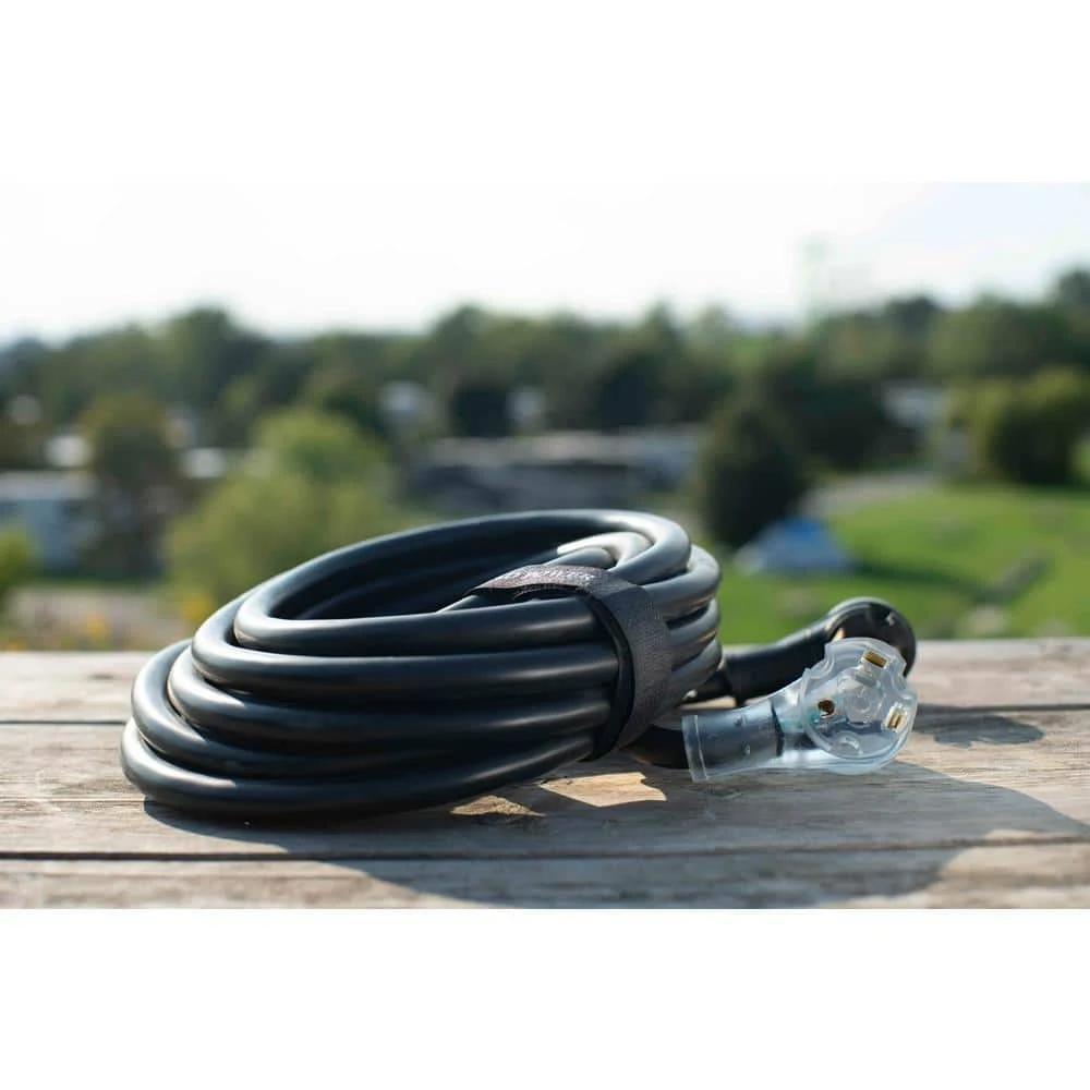 30 ft. 10/3 STW 30-Amp RV Power Extension Cord with Power Light Lighted Plug by Southwire 4 30 ft. 10/3 STW 30-Amp RV Power Extension Cord with Power Light Lighted Plug by Southwire - Image 4