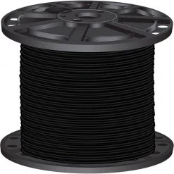 2,500 ft. 8 Black Stranded CU SIMpull THHN Wire by Southwire