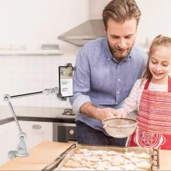 Barkan 4" to 12" Portable, Full-Motion, Multi-Position Smartphone & Tablet Mount, White, Firm Device Clamp by Barkan a Better Point of View 23 Barkan 4" to 12" Portable, Full-Motion, Multi-Position Smartphone & Tablet Mount, White, Firm Device Clamp by Barkan a Better Point of View -Electro Gear Shop white barkan a better point of view tablets accessories t580 31 1000