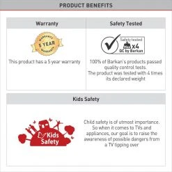 Barkan 4" to 12" Portable, Full-Motion, Multi-Position Smartphone & Tablet Mount, White, Firm Device Clamp by Barkan a Better Point of View 17 Barkan 4" to 12" Portable, Full-Motion, Multi-Position Smartphone & Tablet Mount, White, Firm Device Clamp by Barkan a Better Point of View -Electro Gear Shop white barkan a better point of view tablets accessories t581 fa 1000