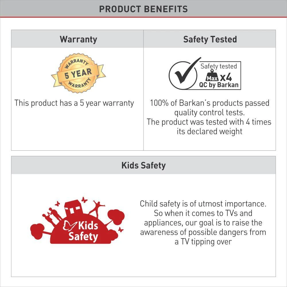 Barkan 4" to 12" Portable, Full-Motion, Multi-Position Smartphone & Tablet Mount, White, Firm Device Clamp by Barkan a Better Point of View 8 Barkan 4" to 12" Portable, Full-Motion, Multi-Position Smartphone & Tablet Mount, White, Firm Device Clamp by Barkan a Better Point of View - Image 8