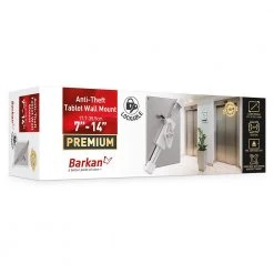 Barkan 7 in. - 14 in. Fixed Anti-Theft Tablet Wall Mount White Very Low Profile 360-Degree Rotation by Barkan a Better Point of View -Electro Gear Shop white barkan a better point of view tablets accessories t70vl 44 1000