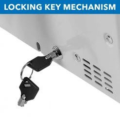 Secure iPad Floor Stand with Document Holder for 8th Generation iPad White by mount-it! -Electro Gear Shop white mount it tablets accessories mi 3770w g8 1f 1000