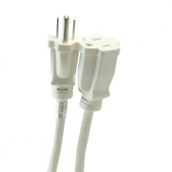 8 ft. 16/3 Outdoor Extension Cord in White by Southwire