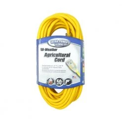 50 ft. 14/3 SJEOW Agricultural Grade Outdoor Medium-Duty Extension Cord with Power Light Plug by Southwire
