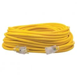 100 ft. 12/3 SJEOW Outdoor Heavy-Duty T-Prene Extension Cord with Power Light Plug by Southwire